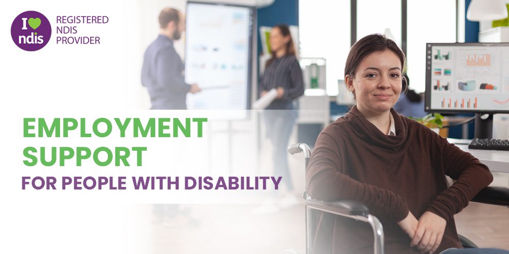 Employment support for people with disability/NDIS participants